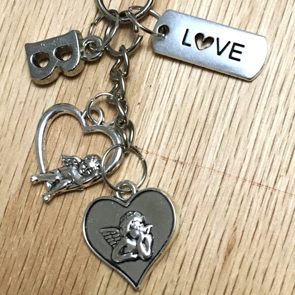 Tiny Cupid Bag Charm, Keychain, Tote Charm, Backpack Charm - Picture 3 of 3